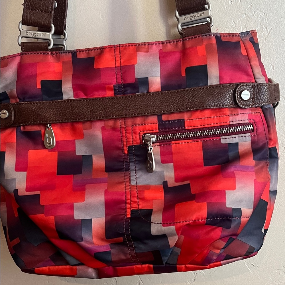 baggallini audrey satchel ombre printed bag - Picture 2 of 10